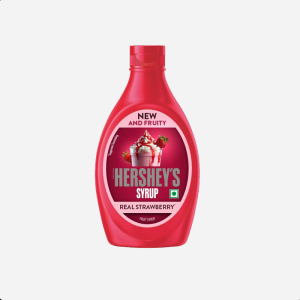 سیروپ توت فرنگی هرشیز(hershey's strawberry syrup) 600 میل